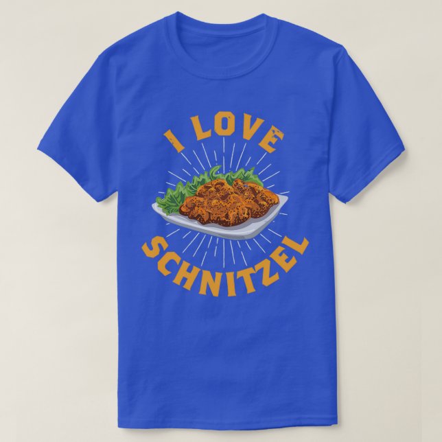 I Liebe Schnitzel T-Shirt (Design vorne)