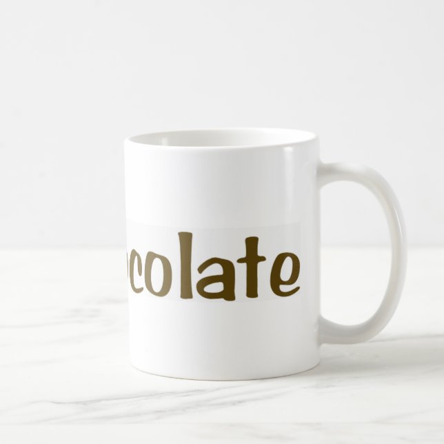 I Liebe-Schokolade Kaffeetasse (Rechts)