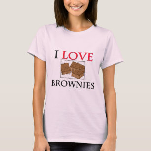 I Liebe-Schokoladenkuchen T-Shirt
