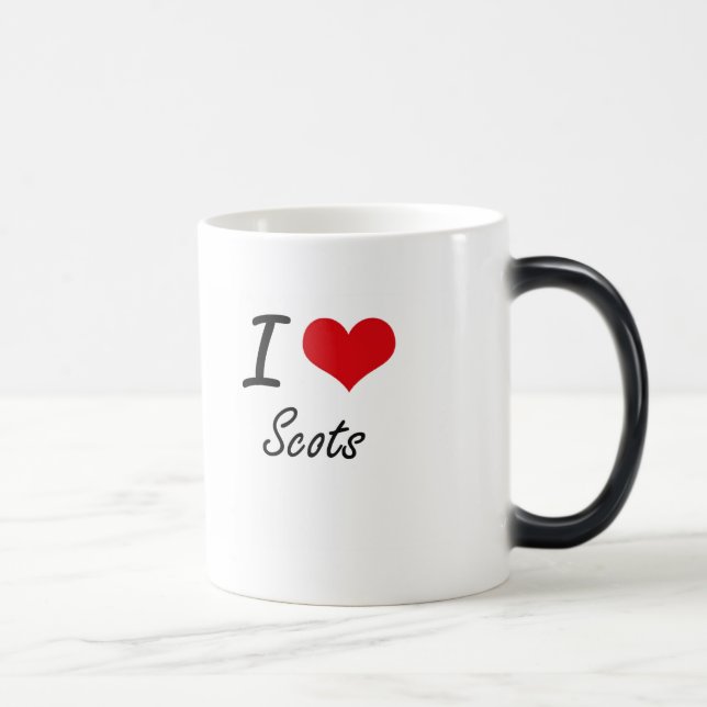 I Liebe-Schotten Verwandlungstasse (Rechts)