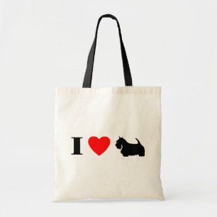 I Liebe-schottische Terrier-Tasche Tragetasche