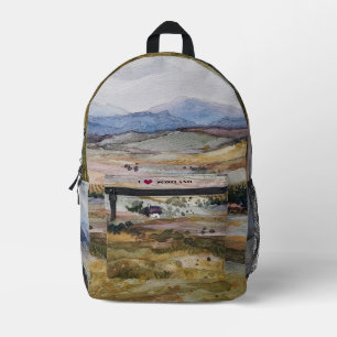 I Liebe Schottland Bedruckter Rucksack