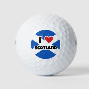 I Liebe Schottland Golfball