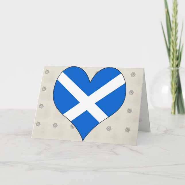 I Liebe Schottland Karte (Vorderseite)