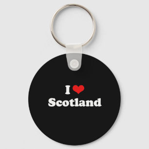 I Liebe-Schottland-T-Shirt Schlüsselanhänger