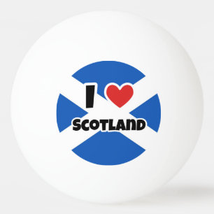 I Liebe Schottland Tischtennisball