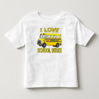 I Liebe Schulbusse Spaß Kinder T - Shirt