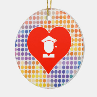 I Liebe-Schule Keramik Ornament