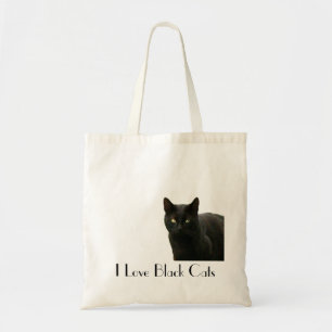 I Liebe-schwarze Katzen Tragetasche