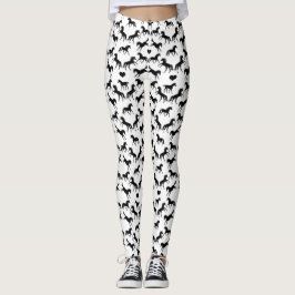 I Liebe-schwarze PferdeLeggings Leggings