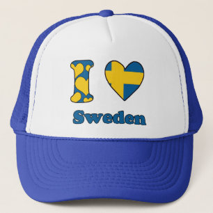 I Liebe Schweden Truckerkappe