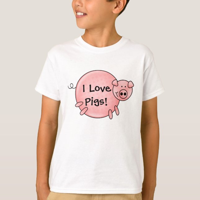 I Liebe-Schwein-KinderT - Shirt (Vorderseite)
