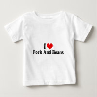 I Liebe-Schweinefleisch und Bohnen