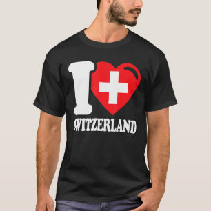 I Liebe Schweiz Heimat Schweiz Flaggenschweiz T-Shirt