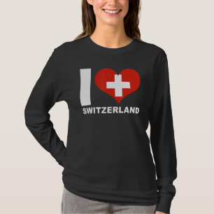 I Liebe Schweiz Herzenflagge Schweiz 1 T-Shirt