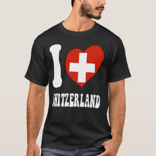 I Liebe Schweiz I Liebe Bern Schweiz Flaggen I T-Shirt