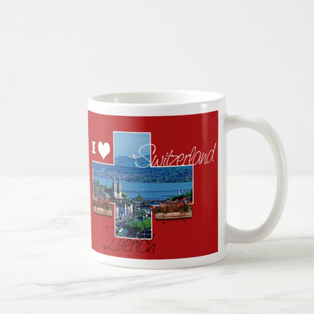 I Liebe Schweiz Kaffeetasse (Rechts)