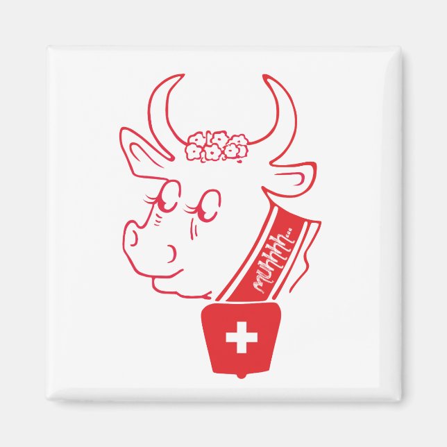 I Liebe Schweiz Magnet (Vorne)