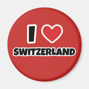 I Liebe Schweiz Magnet