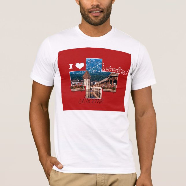 I Liebe Schweiz T-Shirt (Vorderseite)