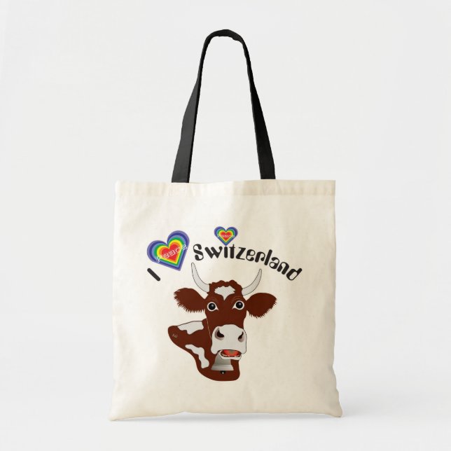 I Liebe Schweiz Tasche (Vorne)
