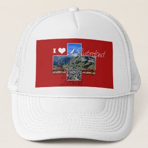 I Liebe Schweiz Truckerkappe