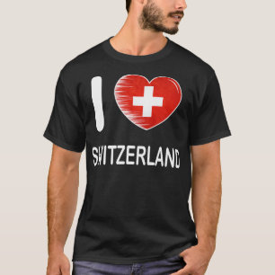 I Liebe Schweiz Zuhause Mein Land 2 T-Shirt