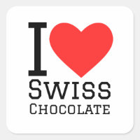 I Liebe Schweizer Schokolade