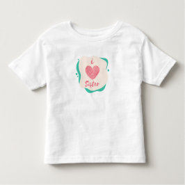 I Liebe Schwester Kleinkind T-shirt
