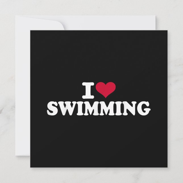 I Liebe schwimmen (Vorderseite)