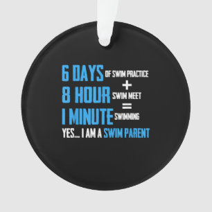 I Liebe Schwimmen - Kindergartendesign Ornament
