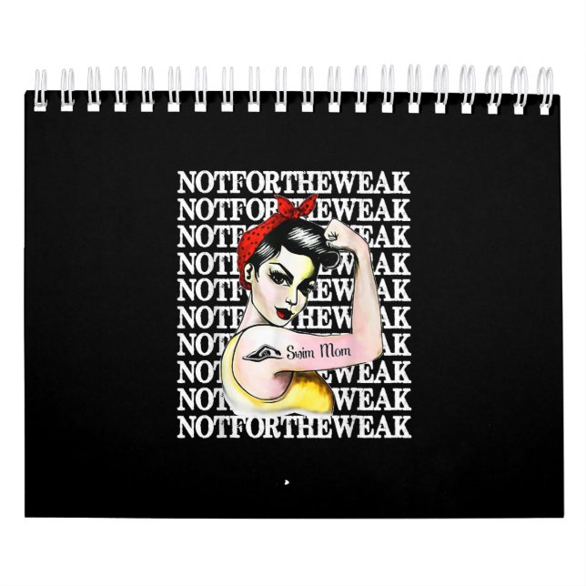I Liebe Schwimmen - Schwimmen Mama nicht schwach Kalender (Titelbild)