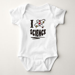I Liebe Science Baby Strampler