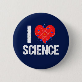 I Liebe Science Button