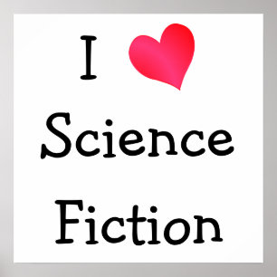 I LIEBE SCIENCE FICTION POSTER