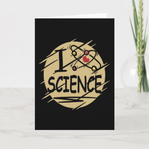 I Liebe Science Karte