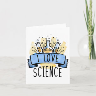 I Liebe Science Karte