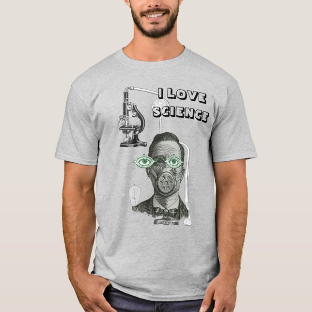 I LIEBE Science Major Doktor of Science T - Shirt (Vorderseite)