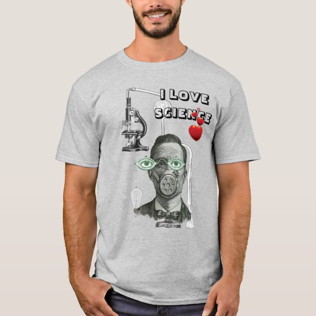I LIEBE Science Major Doktor of Science T - Shirt (Vorderseite)