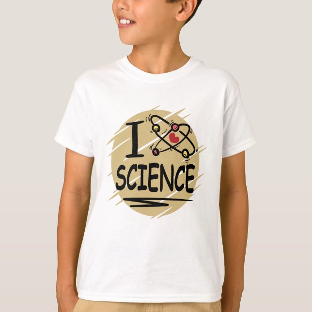 I Liebe Science T-Shirt (Vorderseite)