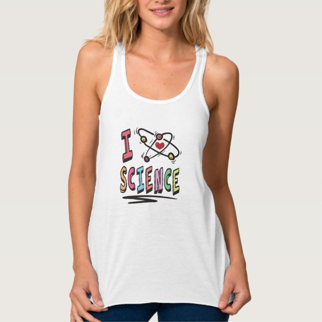 I Liebe Science Tank Top (Vorderseite)