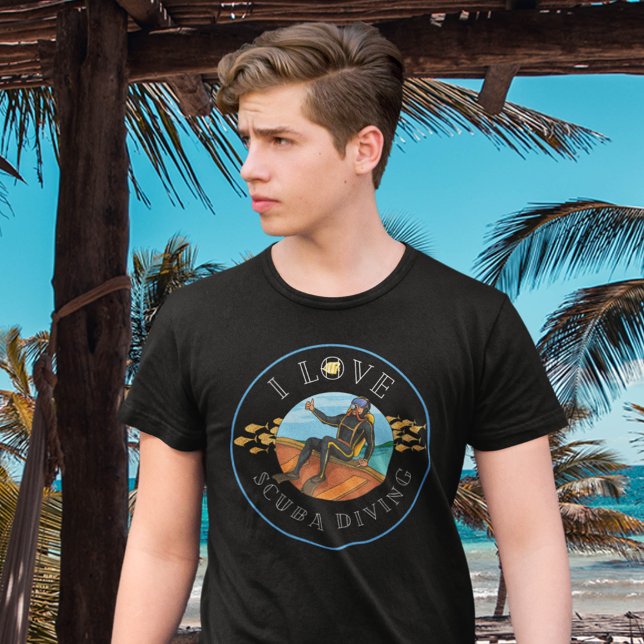 I Liebe Scuba Diving T-Shirt (Von Creator hochgeladen)