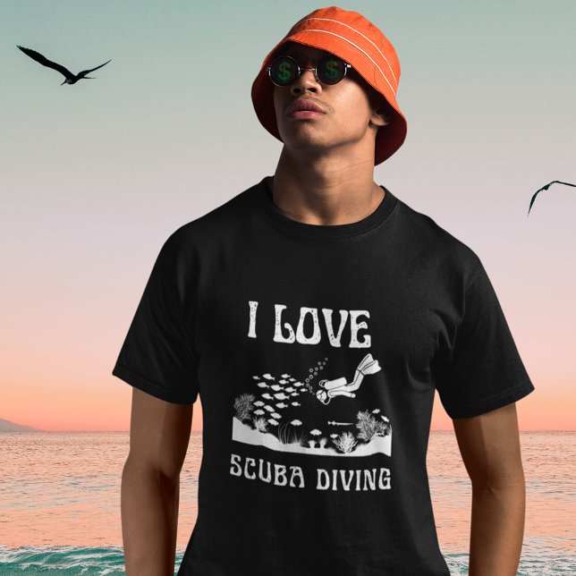 I Liebe Scuba Diving T-Shirt (Von Creator hochgeladen)