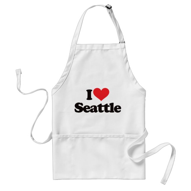 I Liebe Seattle Schürze (Vorne)