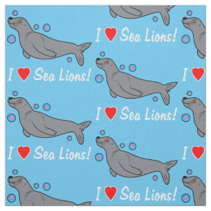 I Liebe-Seelöwen! Stoff