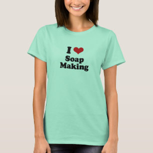 I Liebe-Seifen-Herstellungs-T-Shirt T-Shirt