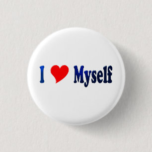I Liebe selbst Button