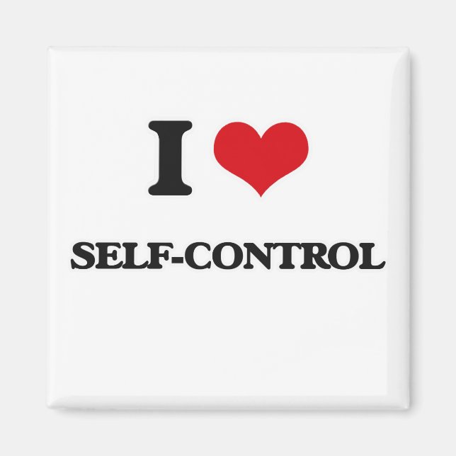I Liebe Selbstständigkeit Kontrolle Magnet (Vorne)