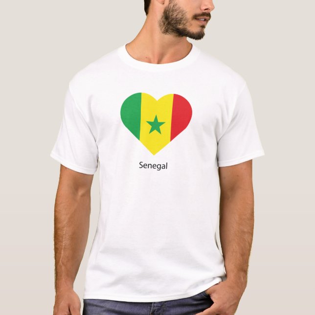 I Liebe Senegal T-Shirt (Vorderseite)