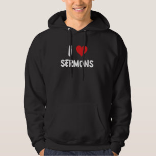 I Liebe Sermons - Pfarrkirche Priester Bibel Hoodie